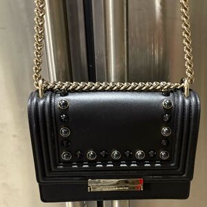 Kate Spade New York Reese Park Studs Hazel shoulder bag in black leather